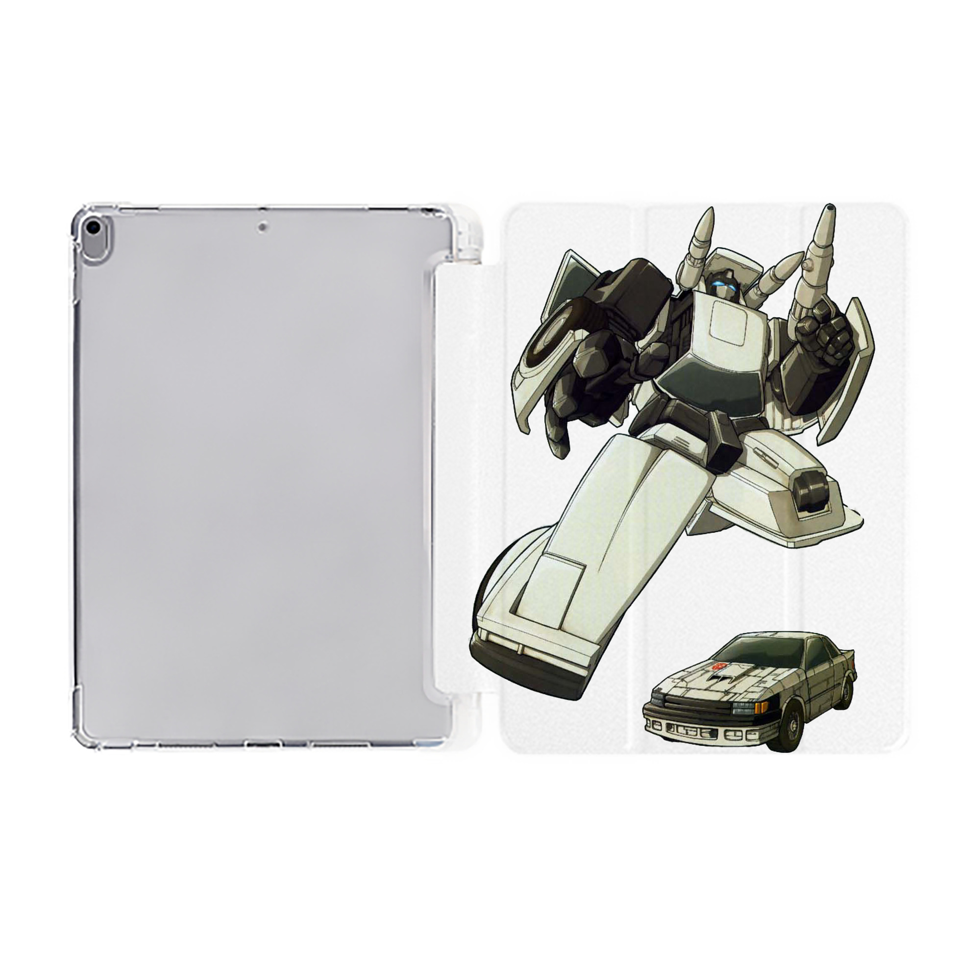 （画像用）  IPad ケース ペン収納付き 三つ折りスタンド PUレザー×シリコン 対応機種9.5/10.5/10.9インチ
